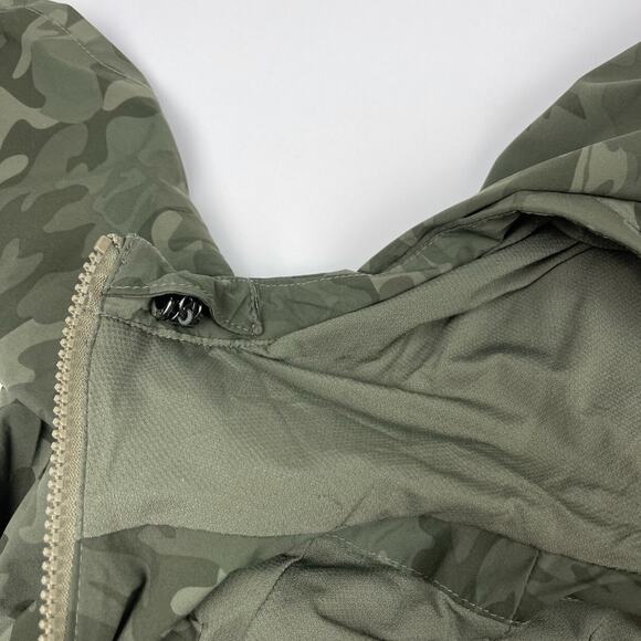 🦄 RARE Lululemon Rise & Shine Jacket II Savasana Camo Fatigue Green 8 - Picture 7 of 7
